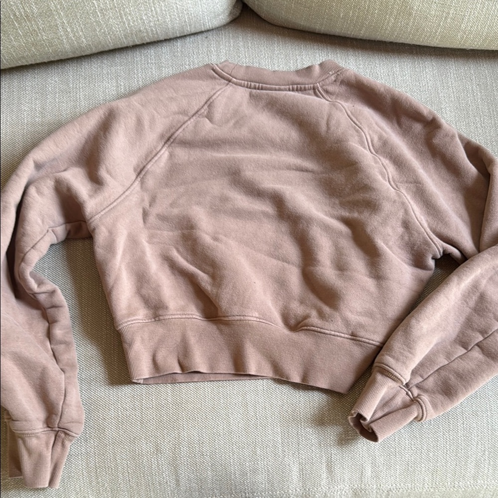 TNA by Aritzia Tan crop sweatshirt - Picture 3 of 3